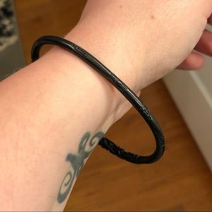 MARZ Steel Embossed Cuff Bracelet